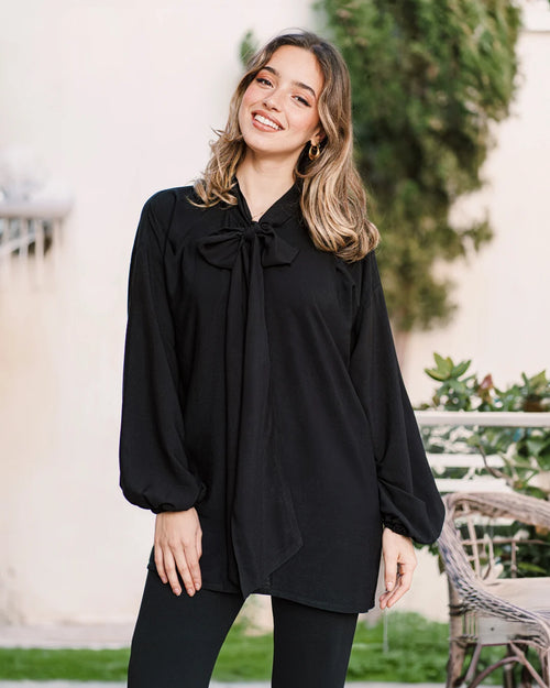CHEMISE À NOEUD OVERSIZE