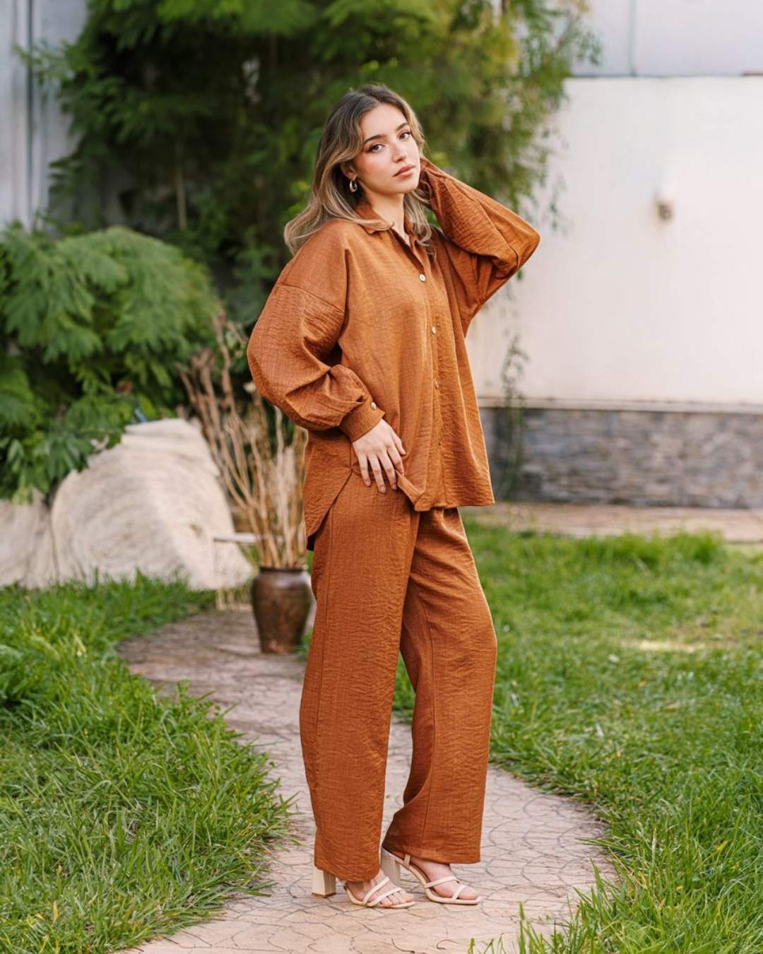 Chemise et Pantalon en Lin