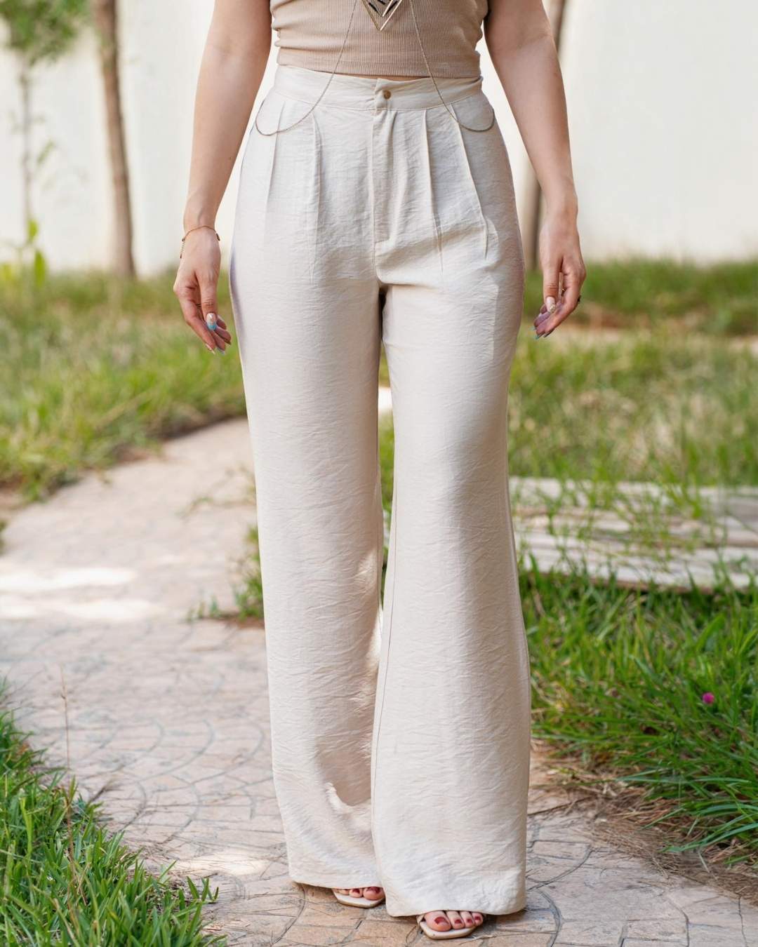Pantalon en Lin