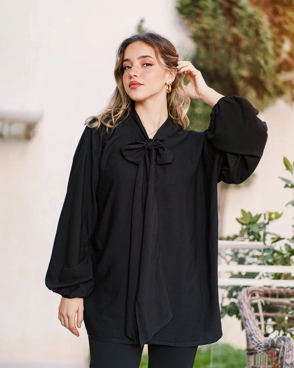 Chemise à Nœud Oversize