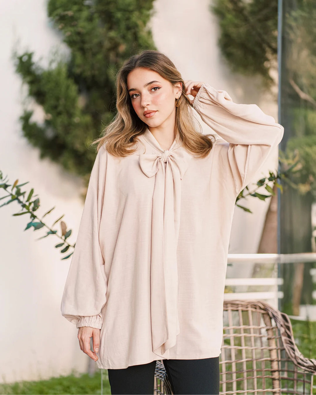 Chemise à Nœud Oversize