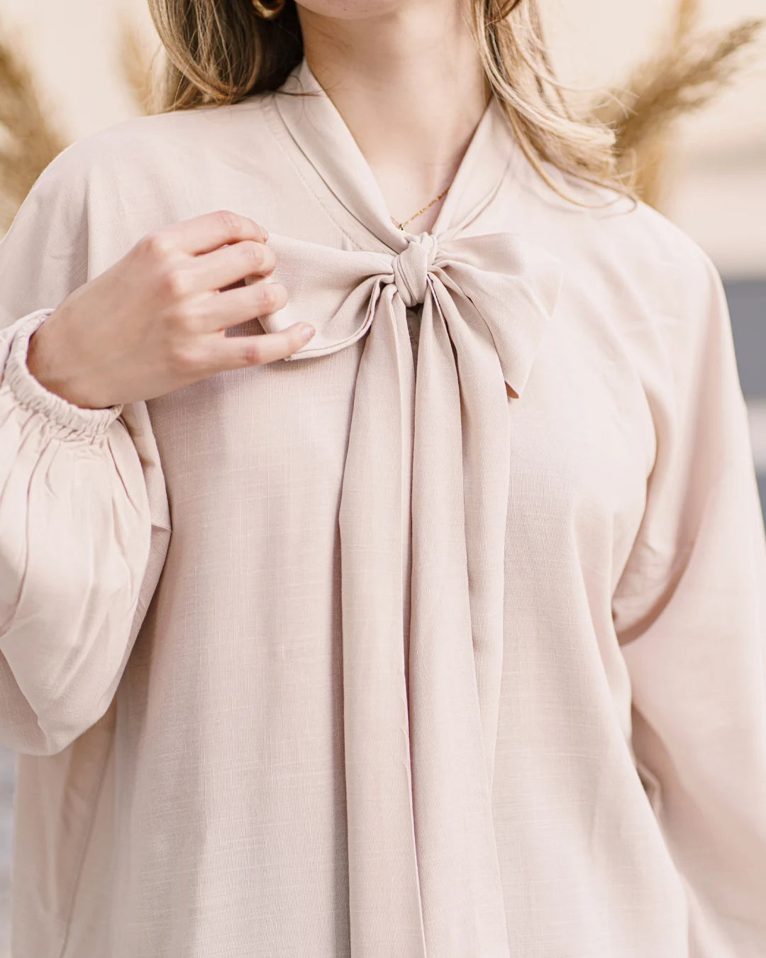 Chemise à Nœud Oversize