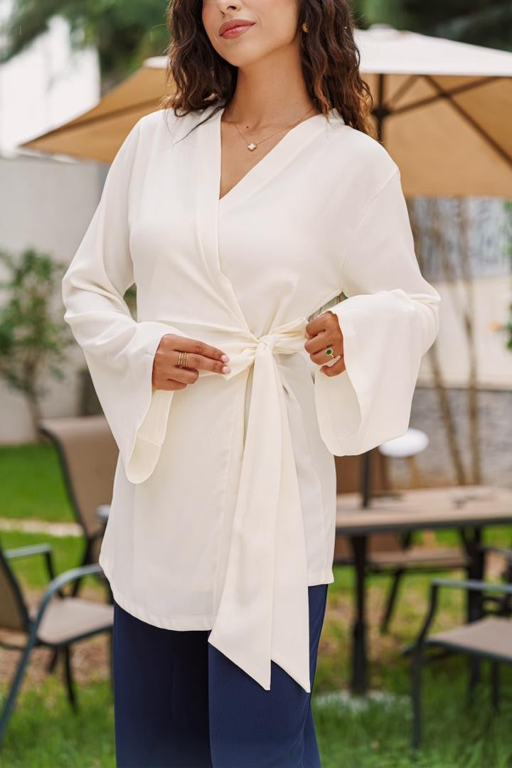 VESTE KIMONO DRAPPÉE