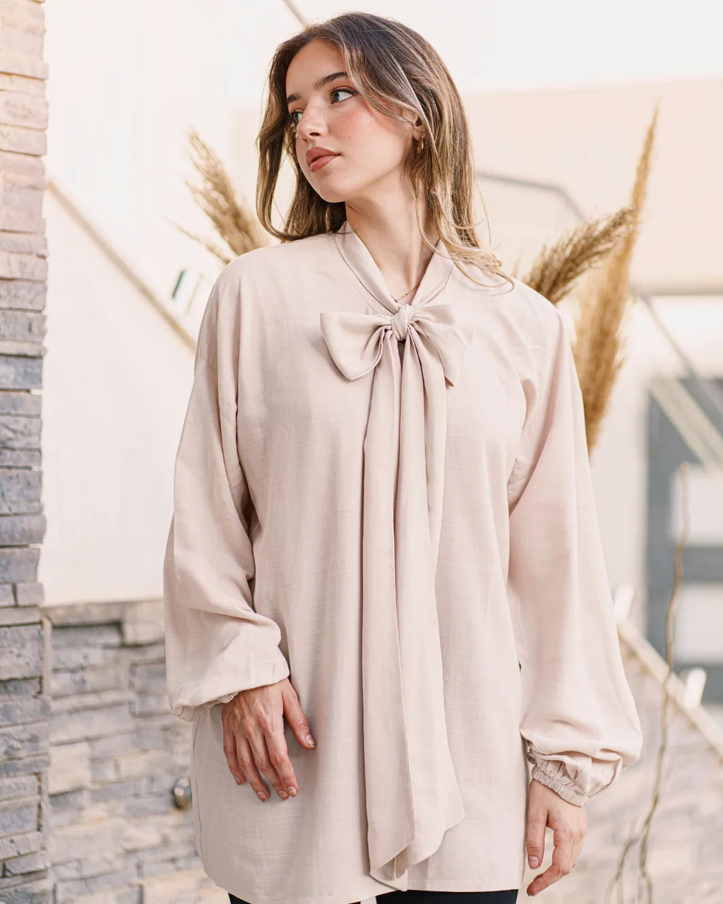 Chemise à Nœud Oversize
