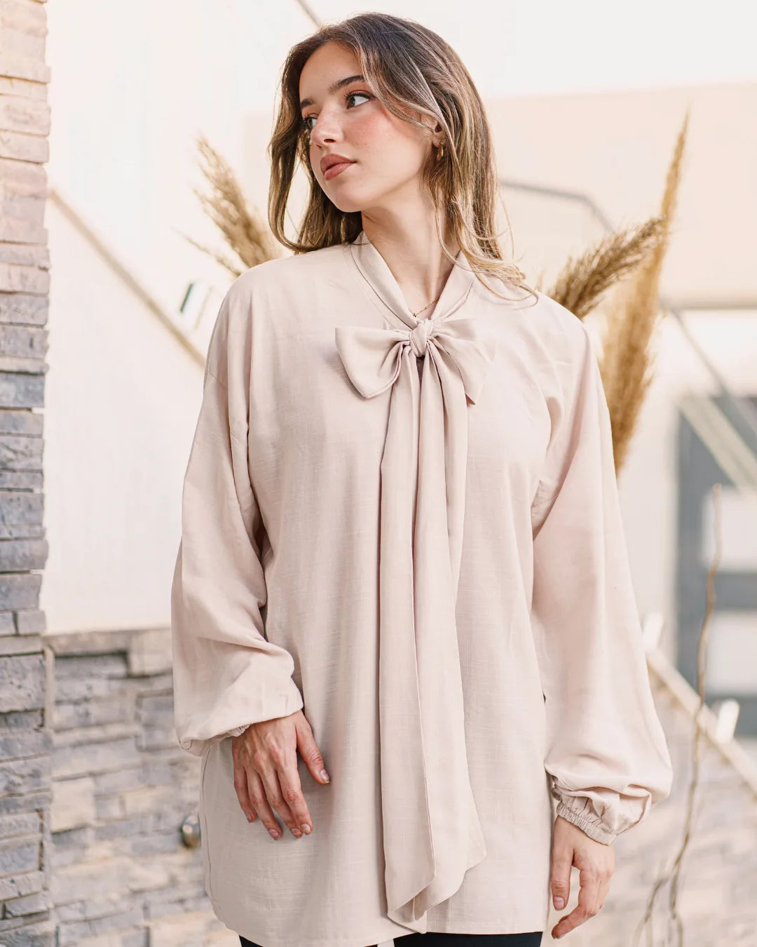 Chemise à Nœud Oversize
