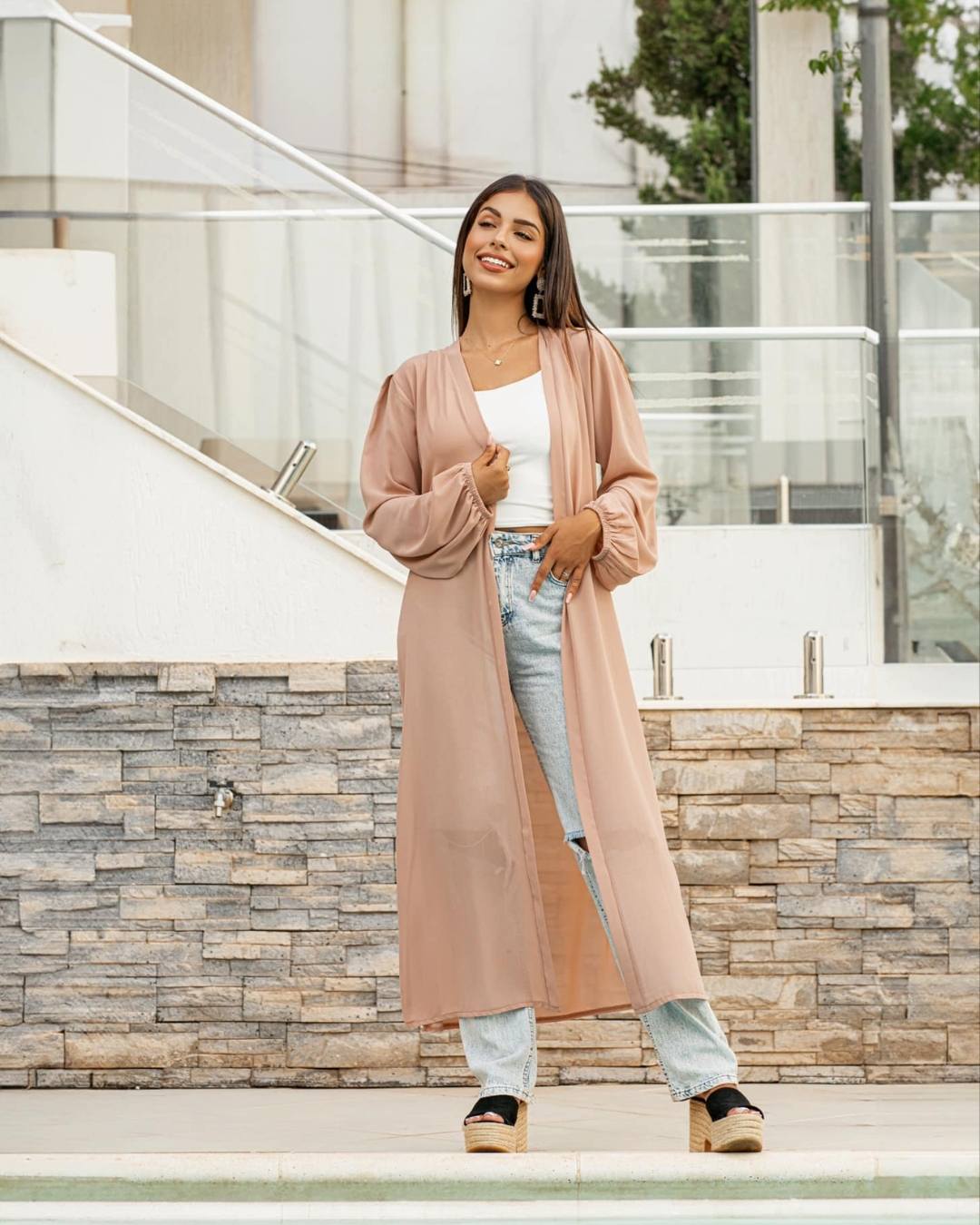 Kimono en Mousseline