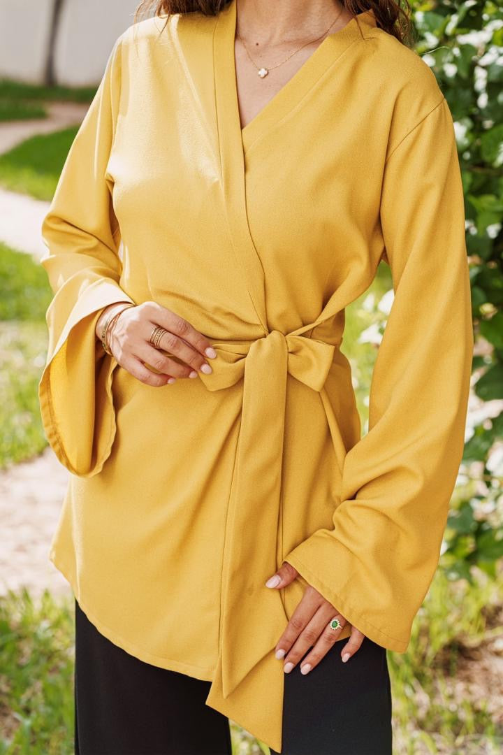 VESTE KIMONO DRAPPÉE