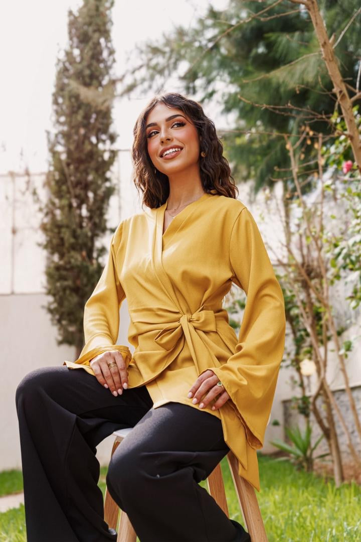 VESTE KIMONO DRAPPÉE