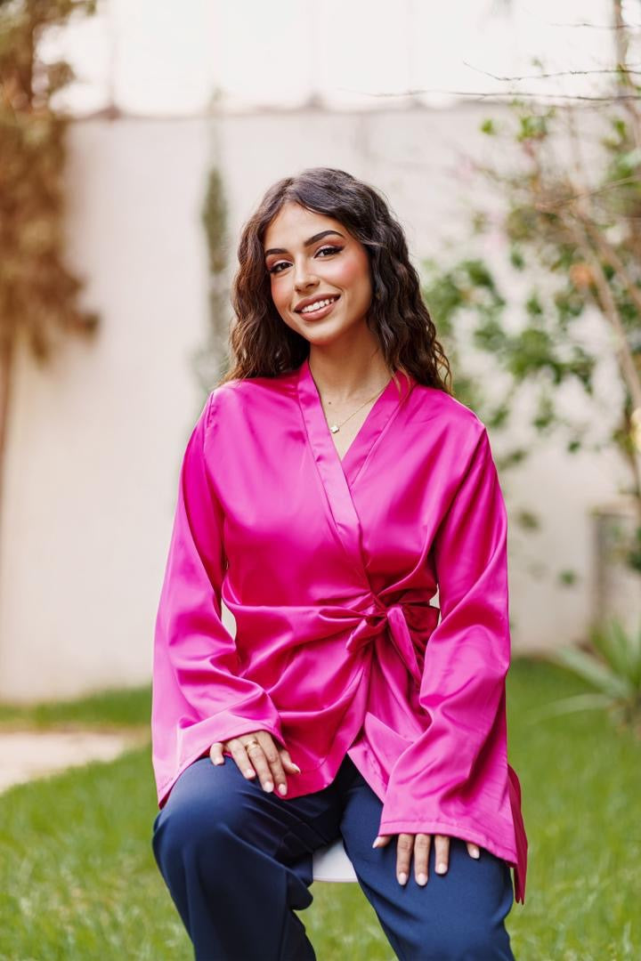 VESTE KIMONO DRAPPÉE
