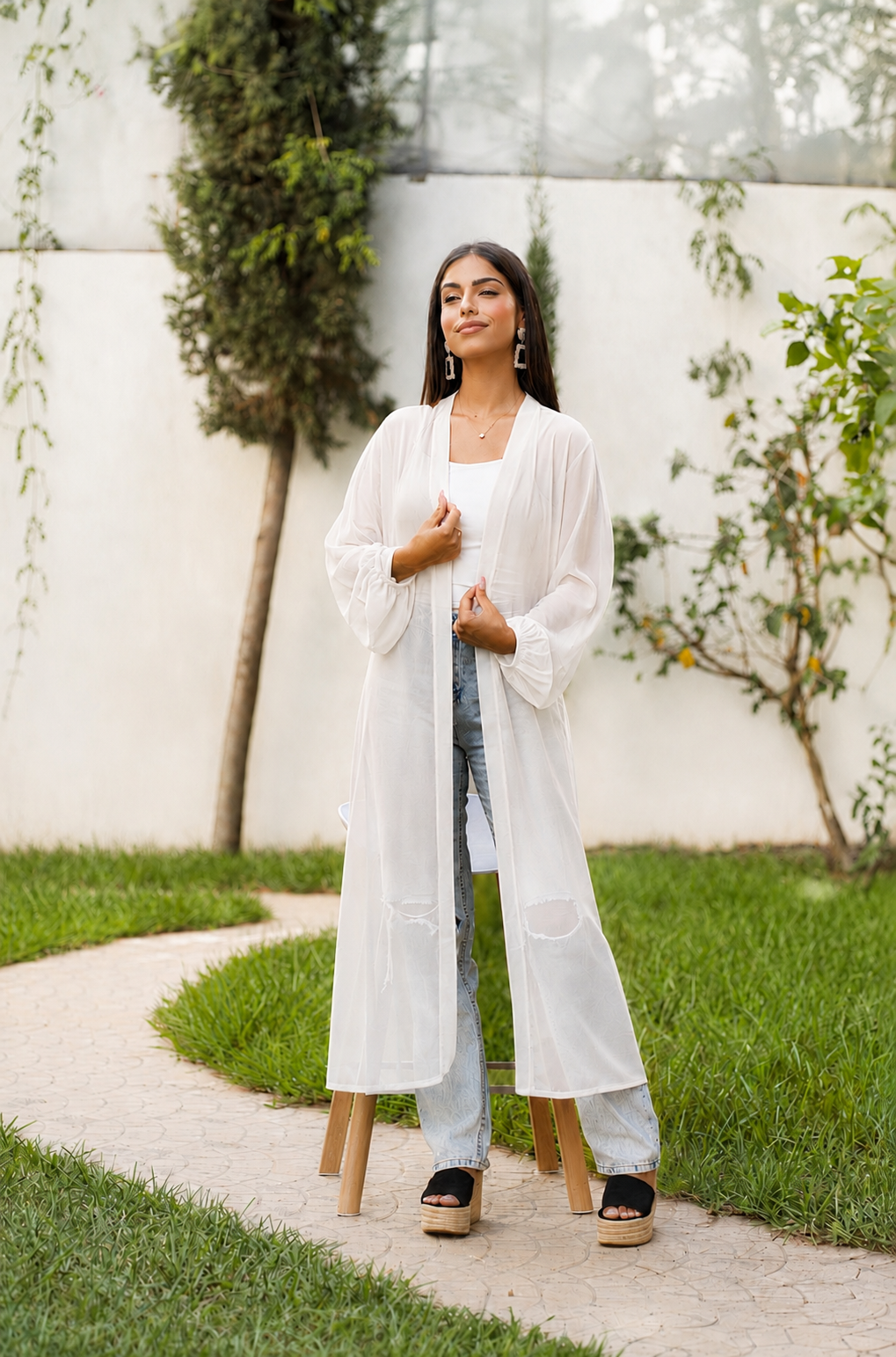 Kimono en Mousseline
