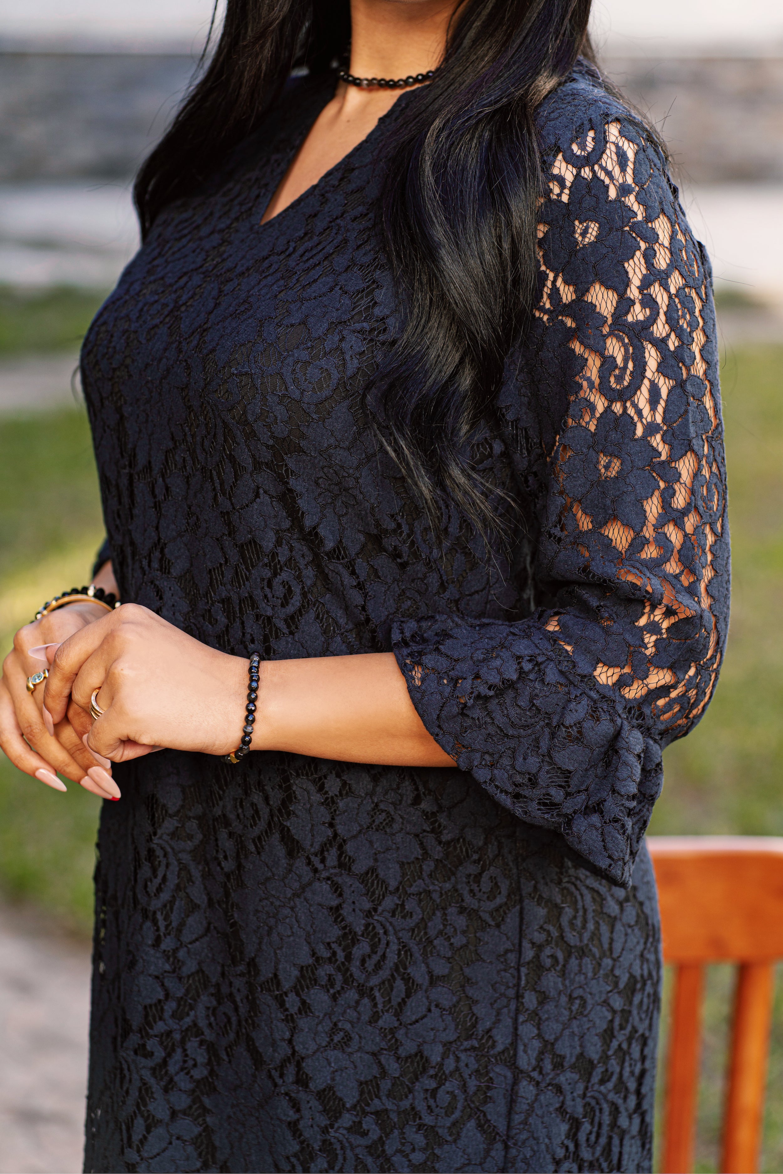 ROBE EN DENTELLE BRODÉE